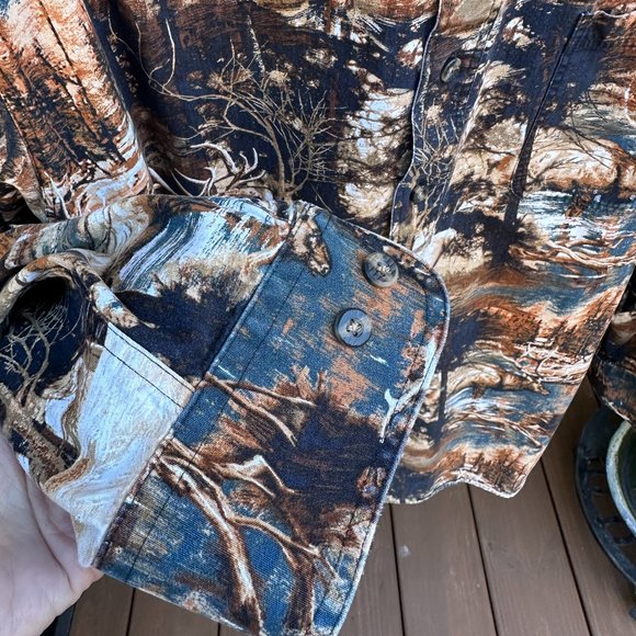 RED HEAD Elk Themed Button Down Camo Shirt - XLT - Picture 5 of 10